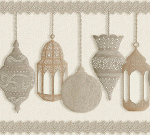 Fez Gilver & Parchment by Cole & Son Wallcovering