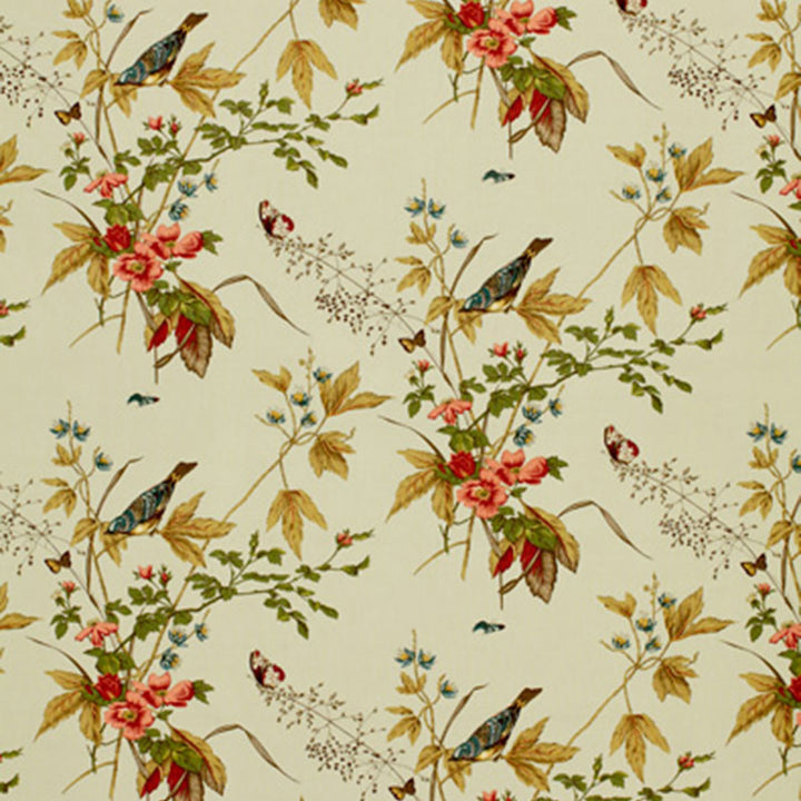 Early Spring Aqua 1137034 by Schumacher Fabric WOODS AND MEADOWS II See Sample UNITED KINGDOM MEDIUM DUTY </p><p>Repeat: Horizontal: 28" (71CM) and Vertical: 17 1/2" (44CM) 56 3/8" WIDE (143CM) - Fabric Carolina -