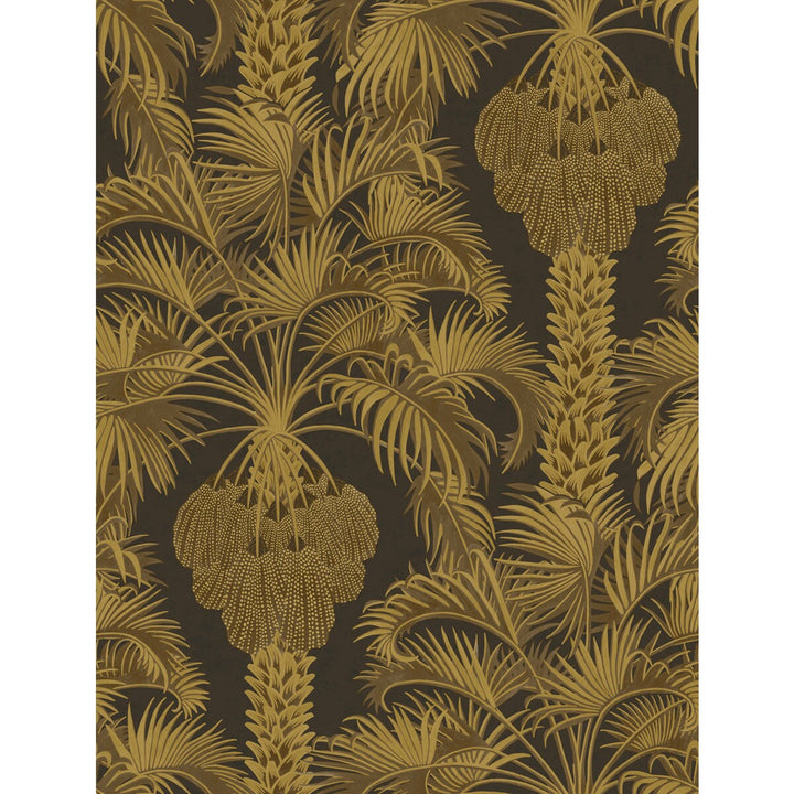 Hollywood Palm Charcoal & Gold by Cole & Son Wallcovering COLE & SON MARTYN LAWRENCE BULLARD PAPER - 100% United Kingdom - Horizontal: - and Vertical: 27 20.5 - Fabric Carolina -