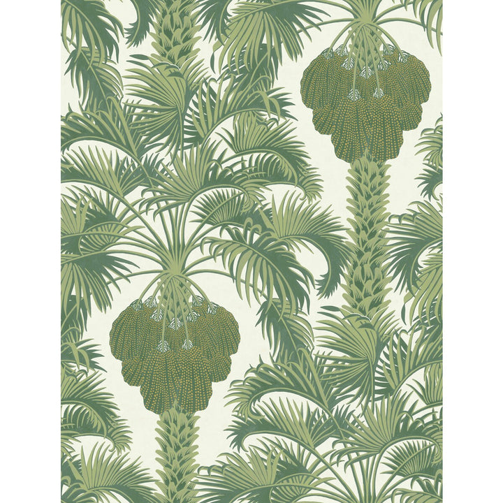 Hollywood Palm Leaf Green by Cole & Son Wallcovering COLE & SON MARTYN LAWRENCE BULLARD PAPER - 100% United Kingdom Horizontal: and Vertical: 27 20.5 - Fabric Carolina -