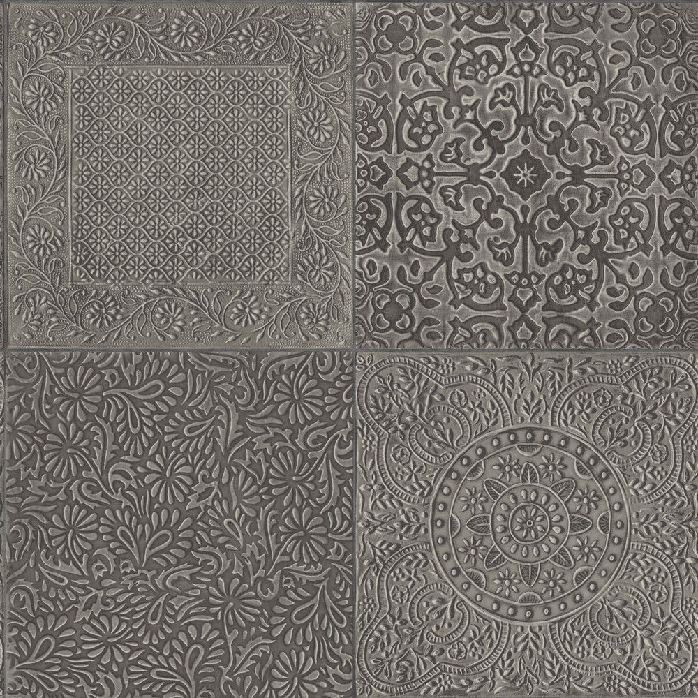 Bazaar Pewter by Cole & Son Wallcovering COLE & SON MARTYN LAWRENCE BULLARD PAPER - 100% United Kingdom Horizontal: and Vertical: 20.5 20.5 - Fabric Carolina -