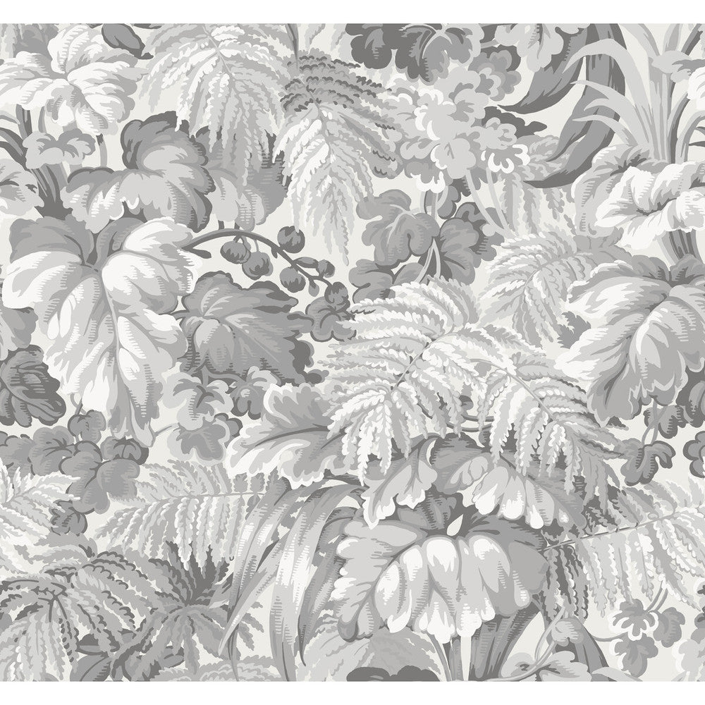 Royal Fernery Warm Grey by Cole & Son Wallcovering COLE & SON MARTYN LAWRENCE BULLARD PAPER - 100% United Kingdom Horizontal: and Vertical: 25.2 27 - Fabric Carolina -