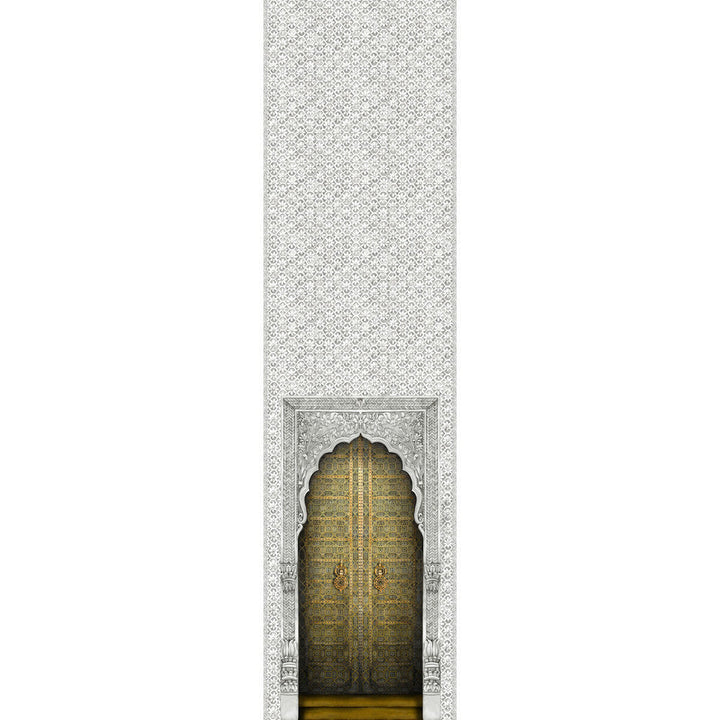 Bahia Gold & Stone by Cole & Son Designer Wallcovering COLE & SON MARTYN LAWRENCE BULLARD PAPER - 100% United Kingdom - Horizontal: 54 and Vertical: 200.8 54 - Swanky Fabrics -