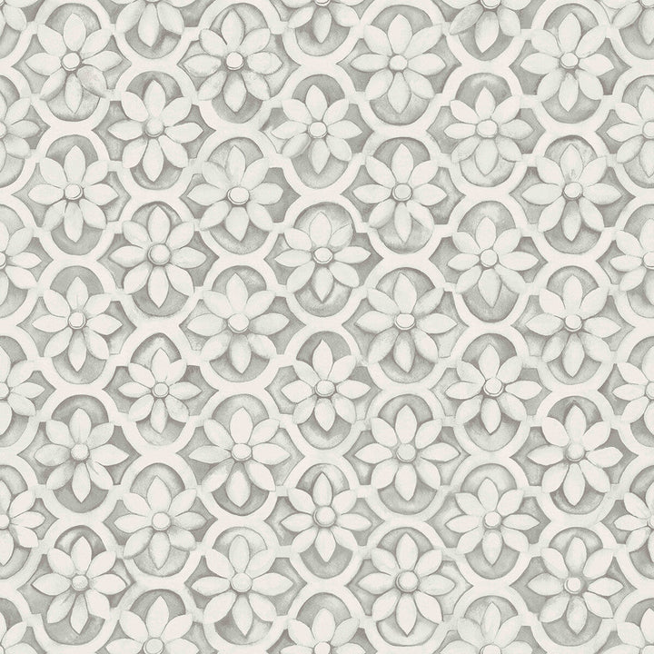 Jali Trellis Stone by Cole & Son Designer Wallcovering COLE & SON MARTYN LAWRENCE BULLARD PAPER - 100% United Kingdom - Horizontal: - and Vertical: 20.5 20.5 - Swanky Fabrics -