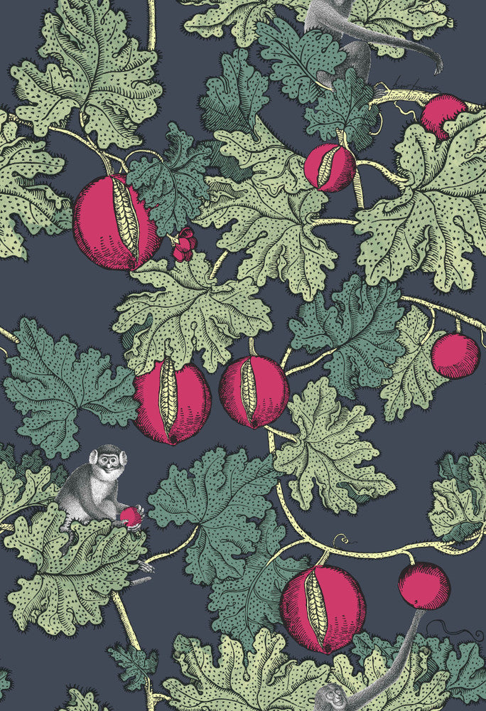 Frutto Proibito Ink & Magenta by Cole & Son Wallcovering