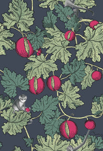 Frutto Proibito Ink & Magenta by Cole & Son Wallcovering