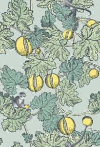 Frutto Proibito Seafoam & Lemon by Cole & Son Wallcovering