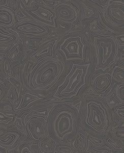 Malachite Charcoal & Silver by Cole & Son Wallcovering
