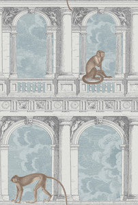 Procuratie Con Vista Stone & Powder Blue by Cole & Son Wallcovering