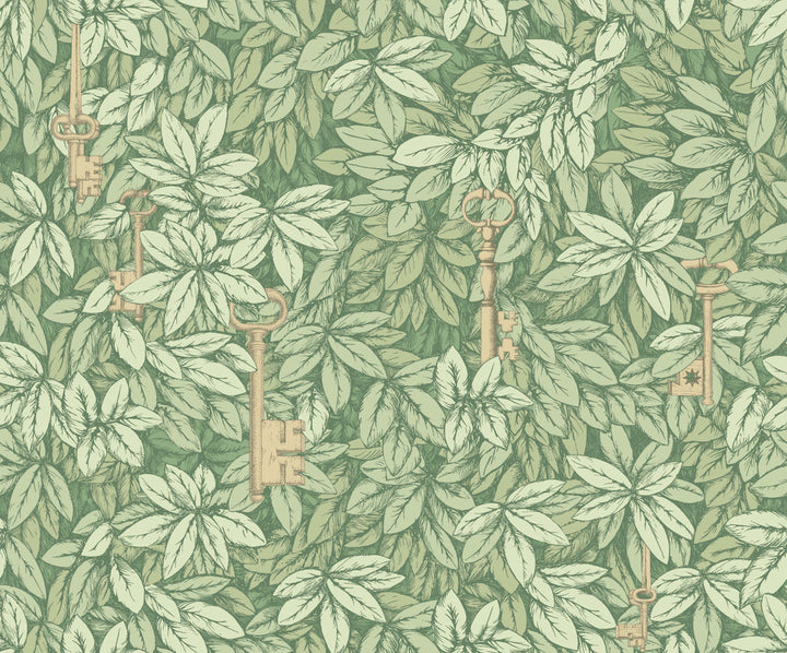 Chiavi Segrete Olive by Cole & Son Wallcovering