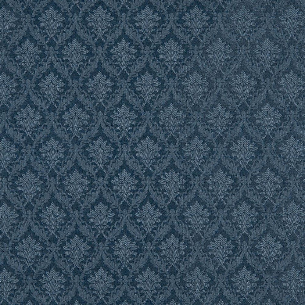 1145 Sapphire Cameo by Charlotte Fabric Uptown Jacquards VII 52% Polyester, 48% Cotton Made In USA Exceeds 70,000 Wyzenbeek Rubs (Heavy Duty) Horizontal: 2.5" x Vertical: 3" 54 Inches - Fabric Carolina -