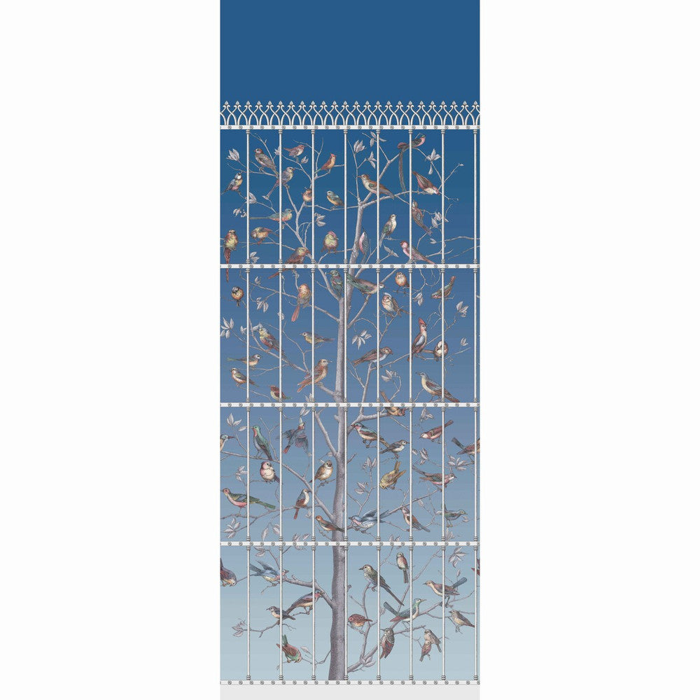Uccelli Hyacinth by Cole & Son Wallcovering COLE & SON FORNASETTI PAPER - 100% United Kingdom Horizontal: 41 and Vertical: 110.2 41 - Fabric Carolina -