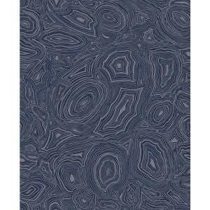 Malachite Midnight/Silver by Cole & Son Wallcovering