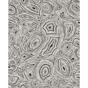 Malachite White/Black by Cole & Son Wallcovering