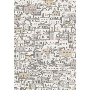 Mediterranea White/Gilver by Cole & Son Wallcovering