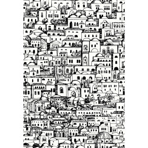 Mediterranea White/Black by Cole & Son Wallcovering