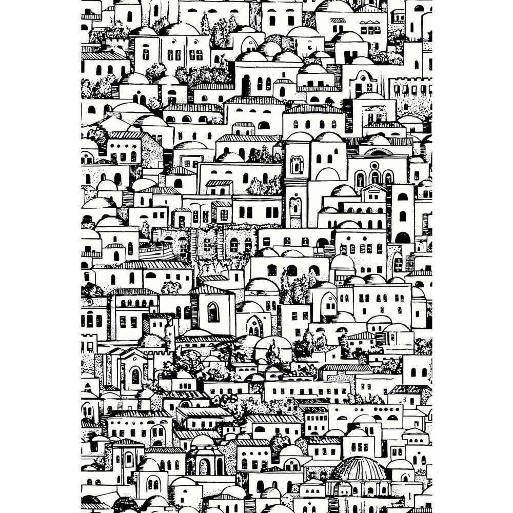 Mediterranea White/Black by Cole & Son Wallcovering Cole & Son Wallcovering Mediterranea White/BlackWallcovering COLE & SON FORNASETTI SENZA TEMPO PAPER - 100% United Kingdom </p><p>Repeat: H: 20.5, V: 29.9 20.5 - Fabric Carolina -