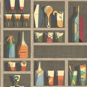 Cocktails Multi by Cole & Son Wallcovering