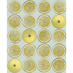 Arance Lemon/Seafoam by Cole & Son Wallcovering