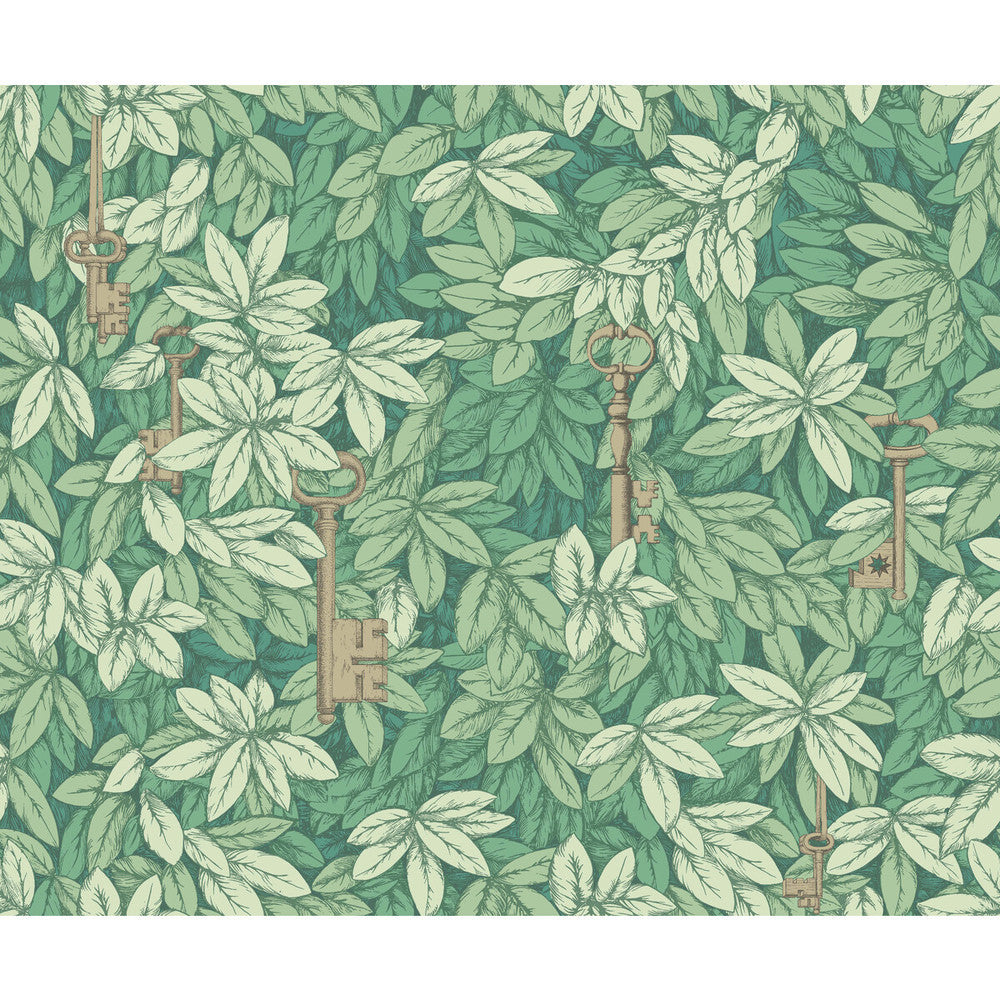 Chiavi Segrete Forest by Cole & Son Wallcovering COLE & SON FORNASETTI SENZA TEMPO PAPER - 100% United Kingdom - Horizontal: 27 and Vertical: 22.4 27 - Fabric Carolina -