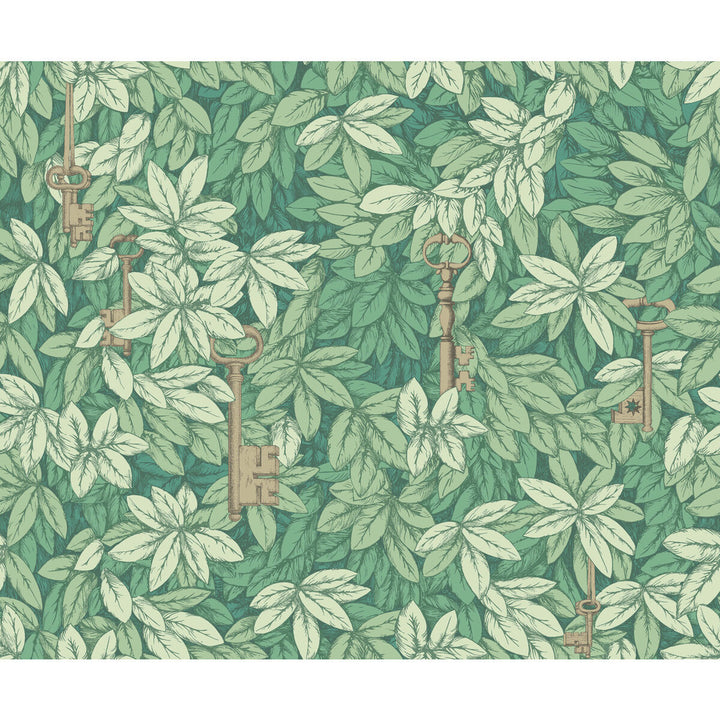 Chiavi Segrete Forest by Cole & Son Wallcovering COLE & SON FORNASETTI SENZA TEMPO PAPER - 100% United Kingdom Horizontal: 27 and Vertical: 22.4 27 - Fabric Carolina -
