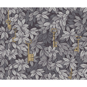 Chiavi Segrete Sblue/Grey by Cole & Son Wallcovering