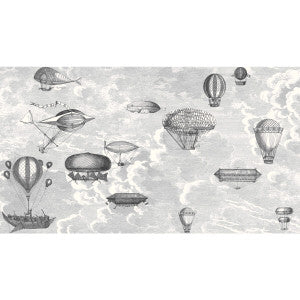 Macchine Volanti Soot/Snow by Cole & Son Wallpaper
