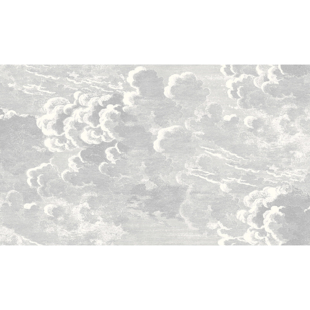 Nuvolette Soot/Snow by Cole & Son Wallcovering COLE & SON FORNASETTI SENZA TEMPO PAPER - 100% United Kingdom - Horizontal: 54 and Vertical: 31.5 54 - Fabric Carolina -