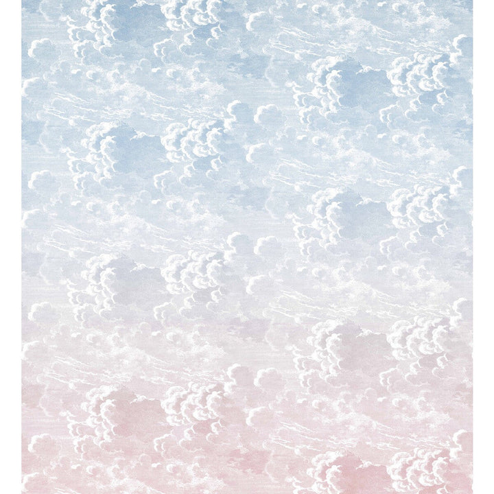 Nuvole Al Tramonto Dusk/Pink by Cole & Son Designer Wallcovering COLE & SON FORNASETTI PAPER - 100% United Kingdom - Horizontal: 108 and Vertical: 118 108 - Swanky Fabrics -