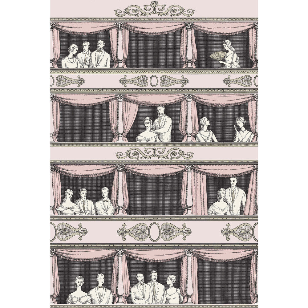 Teatro Ballet Slipper by Cole & Son Wallcovering COLE & SON FORNASETTI PAPER - 100% United Kingdom - Horizontal: - and Vertical: 40 27 - Fabric Carolina -