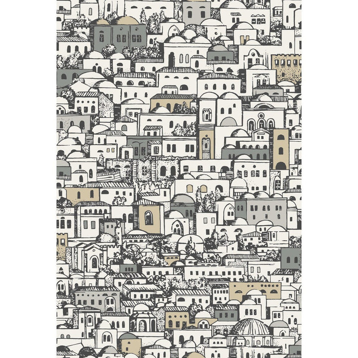 Mediterranea White & Metallic by Cole & Son Wallcovering Cole & Son Wallcovering Mediterranea White & MetallicWallcovering COLE & SON FORNASETTI PAPER - 100% United Kingdom </p><p>Repeat: H: , V: 30 20.5 - Fabric Carolina -