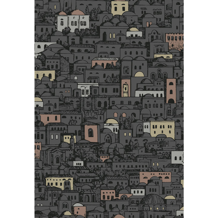 Mediterranea Charcoal & Metallic by Cole & Son Wallcovering Cole & Son Wallcovering Mediterranea Charcoal & MetallicWallcovering COLE & SON FORNASETTI PAPER - 100% United Kingdom </p><p>Repeat: H: , V: 30 20.5 - Fabric Carolina -