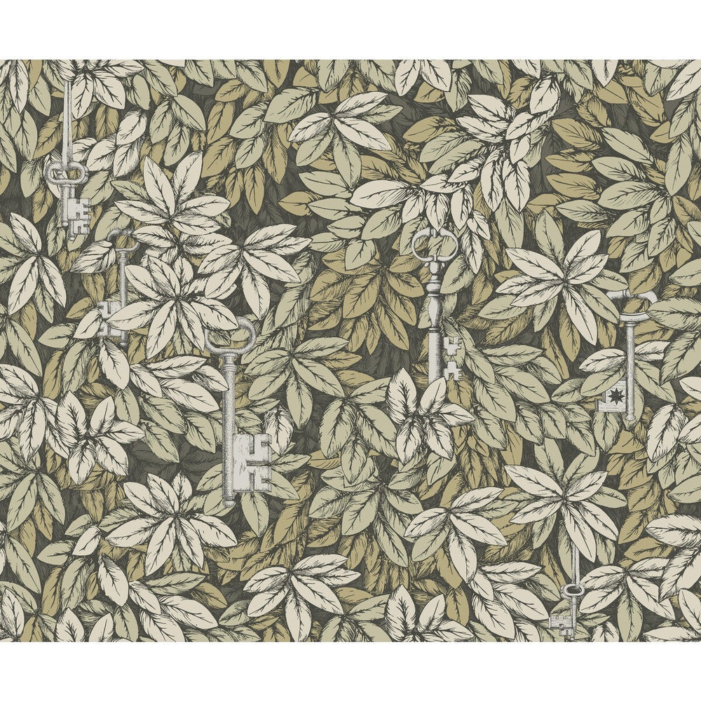 Chiavi Segrete Gilver & Gold by Cole & Son Wallcovering COLE & SON FORNASETTI PAPER - 100% United Kingdom - Horizontal: - and Vertical: 22.4 27 - Fabric Carolina -