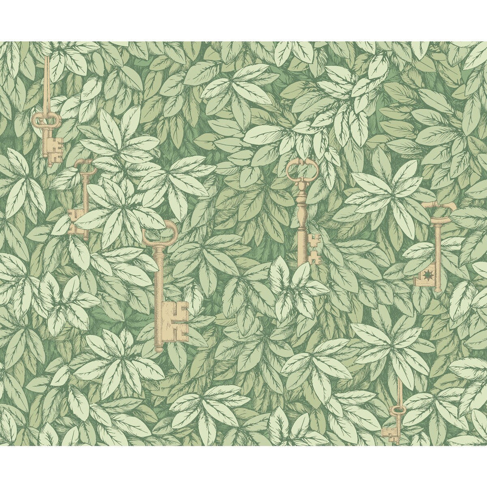 Chiavi Segrete Olive by Cole & Son Wallcovering COLE & SON FORNASETTI PAPER - 100% United Kingdom Horizontal: and Vertical: 22.4 27 - Fabric Carolina -