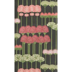 Allium Coral/L Green/Char by Cole & Son Wallcovering