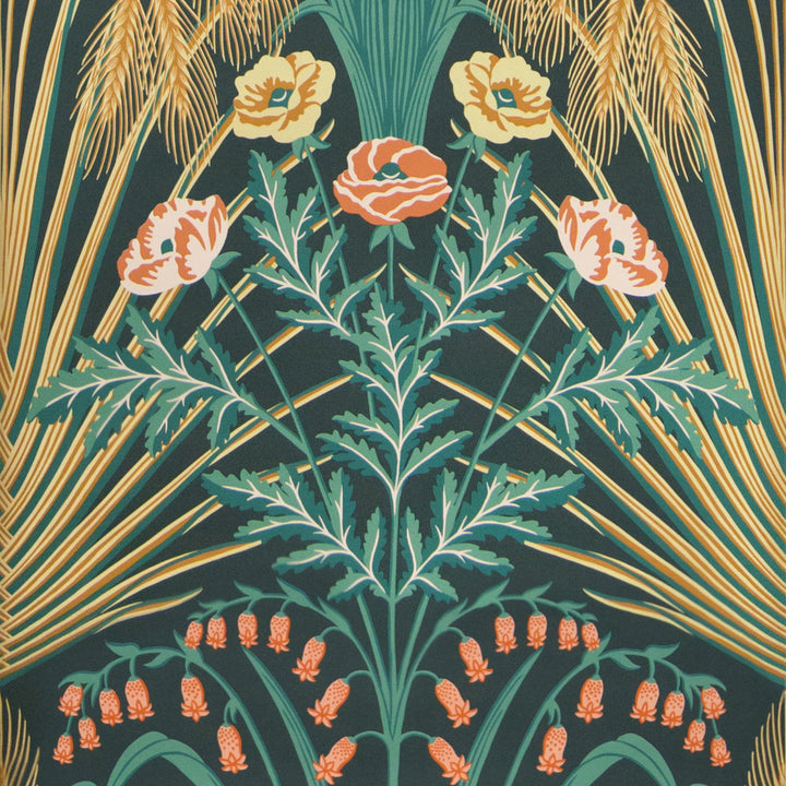 Bluebell Teal/Gold/Petrol by Cole & Son Wallcovering