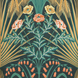 Bluebell Teal/Gold/Petrol by Cole & Son Wallcovering