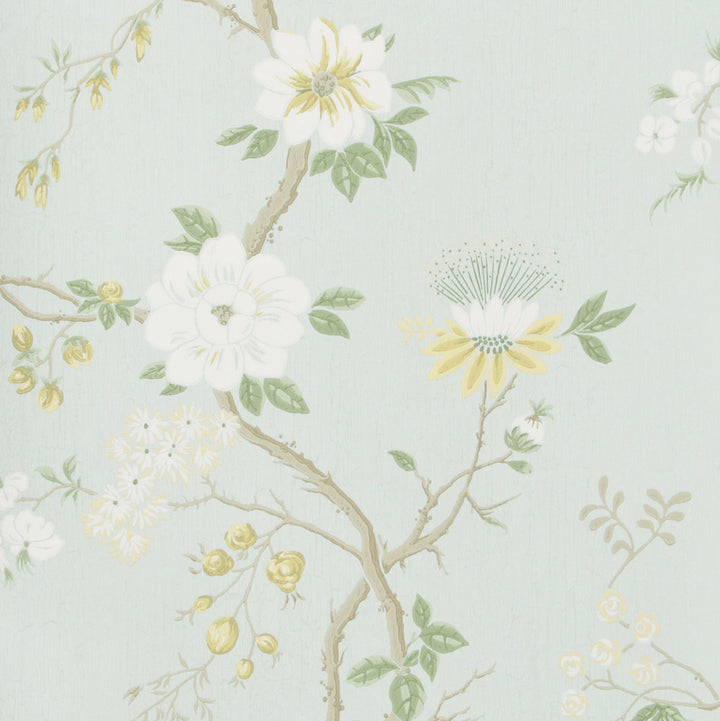 Camellia Lemon/Sage/Prm Blu by Cole & Son Wallcovering