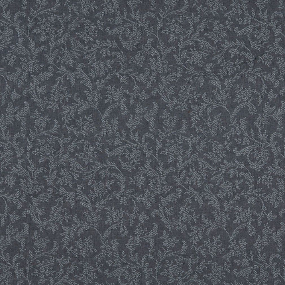 1154 Sapphire Vine by Charlotte Fabric Uptown Jacquards VII 52% Polyester, 48% Cotton Made In USA Exceeds 70,000 Wyzenbeek Rubs (Heavy Duty) Horizontal: 7" x Vertical: 6.5" 54 Inches - Fabric Carolina -