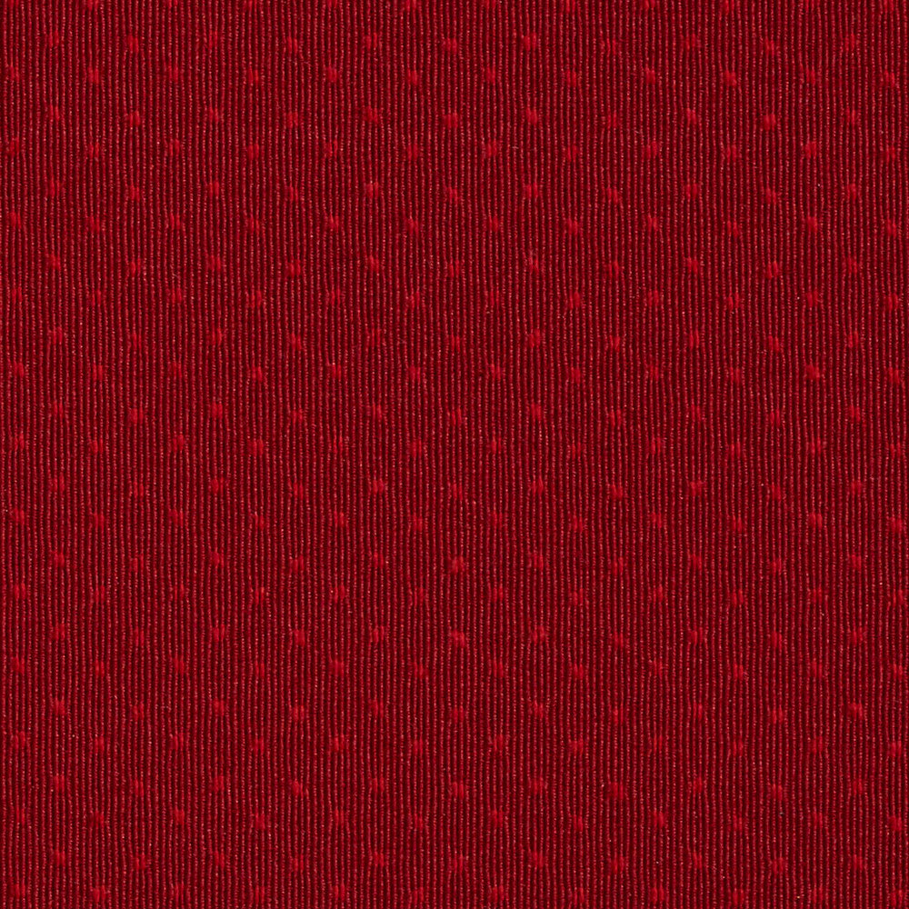 1158 Ruby Dot by Charlotte Fabric Uptown Jacquards VII 52% Polyester, 48% Cotton Made In USA Exceeds 70,000 Wyzenbeek Rubs (Heavy Duty) Horizontal: .25" x Vertical: .25" 54 Inches - Fabric Carolina -
