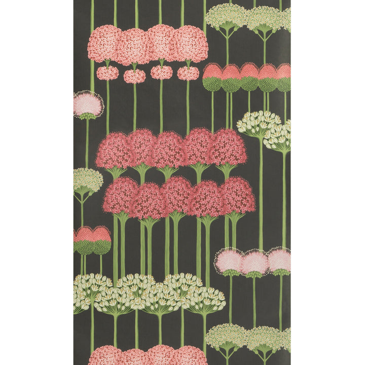 Allium Coral/L Green/Char by Cole & Son Wallcovering COLE & SON BOTANICAL BOTANICA PAPER - 100% United Kingdom Horizontal: and Vertical: 30 20.5 - Fabric Carolina -