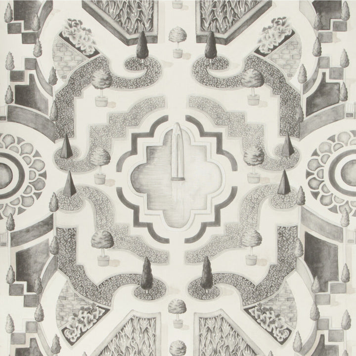 Topiary Soot by Cole & Son Wallcovering COLE & SON BOTANICAL BOTANICA PAPER - 100% United Kingdom Horizontal: 20.5 and Vertical: 30 20.5 - Fabric Carolina -