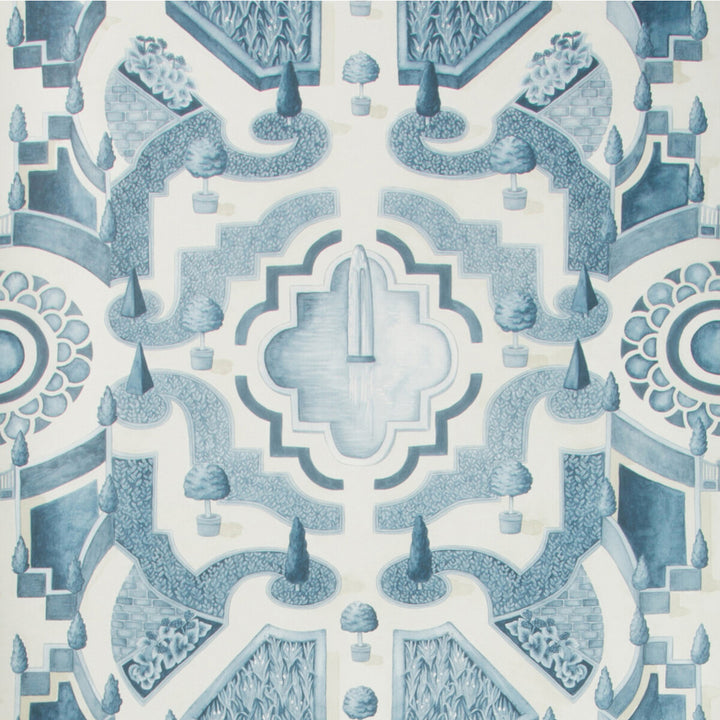 Topiary China Blue by Cole & Son Wallcovering COLE & SON BOTANICAL BOTANICA PAPER - 100% United Kingdom Horizontal: 20.5 and Vertical: 30 20.5 - Fabric Carolina -