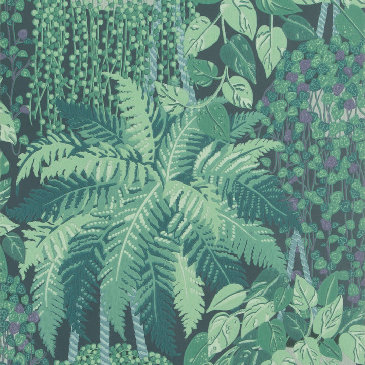 Fern Viridian And Teal by Cole & Son Wallcovering COLE & SON BOTANICAL BOTANICA PAPER - 100% United Kingdom - Horizontal: - and Vertical: 25.2 20.5 - Fabric Carolina -