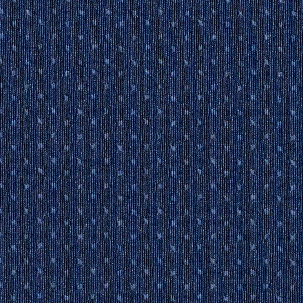 1163 Sapphire Dot by Charlotte Fabric Uptown Jacquards VII 52% Polyester, 48% Cotton Made In USA Exceeds 70,000 Wyzenbeek Rubs (Heavy Duty) Horizontal: .25" x Vertical: .25" 54 Inches - Fabric Carolina -