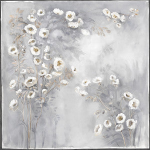Monique Lhuillier Floral Purple Peel & Stick Mural by 750 Home