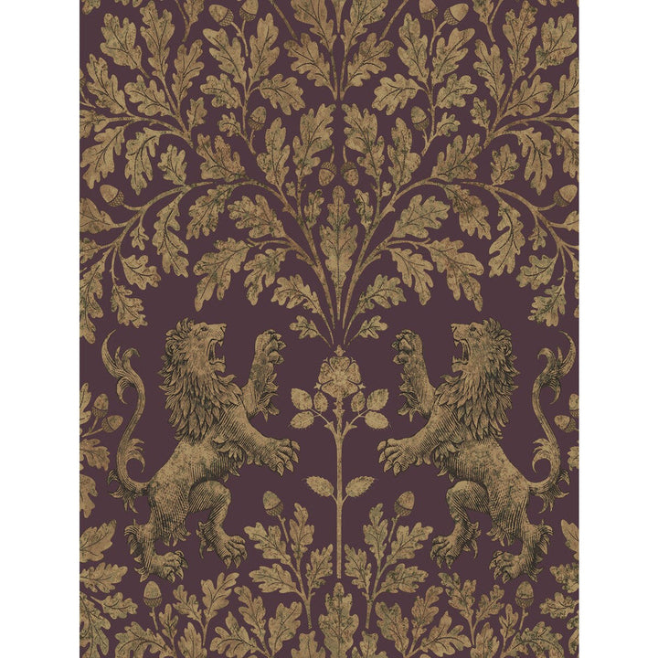 Boscobel Oak Gold/Claret by Cole & Son Wallcovering Cole & Son Wallcovering Boscobel Oak Gold/ClaretWallcovering COLE & SON PEARWOOD PAPER - 100% United Kingdom </p><p>Repeat: H: 20.5, V: 27 20.5 - Fabric Carolina -