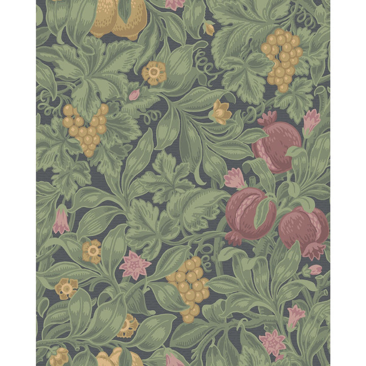Vines Of Pomona Crim/Oliv by Cole & Son Designer Wallcovering COLE & SON PEARWOOD PAPER - 100% United Kingdom Horizontal: 20.5 and Vertical: 25.5 20.5 - Swanky Fabrics -