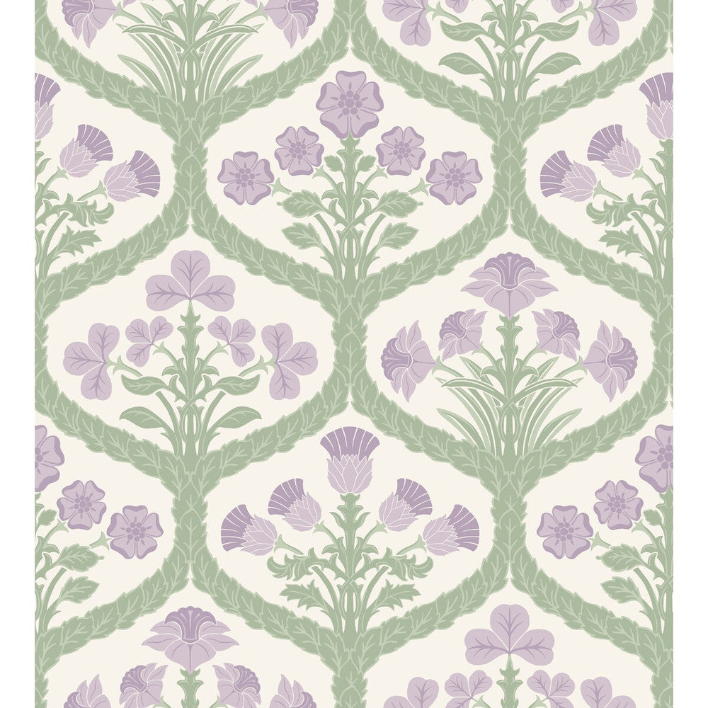 Floral Kingdom Mulb/Olive by Cole & Son Wallcovering COLE & SON PEARWOOD PAPER - 100% United Kingdom - Horizontal: 27 and Vertical: 29.9 27 - Fabric Carolina -