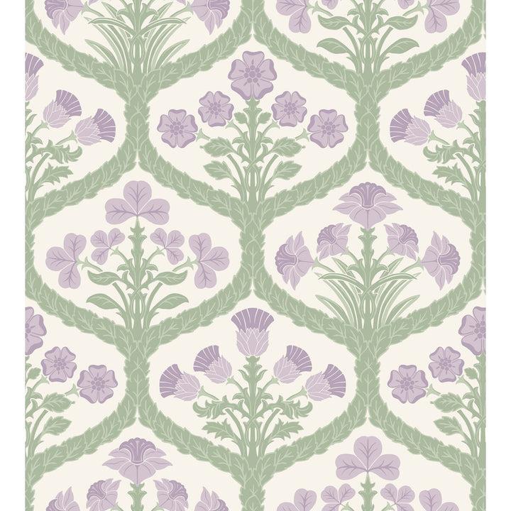 Floral Kingdom Mulb/Olive by Cole & Son Wallcovering COLE & SON PEARWOOD PAPER - 100% United Kingdom Horizontal: 27 and Vertical: 29.9 27 - Fabric Carolina -